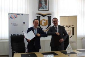 HERAS Plus and University of Gjakova sign Memorandum of Understanding