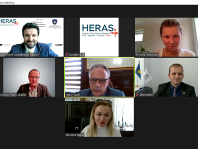 HERAS Plus and University of Prishtina agree to develop a roadmap for performance measurement in the field of the academic matters